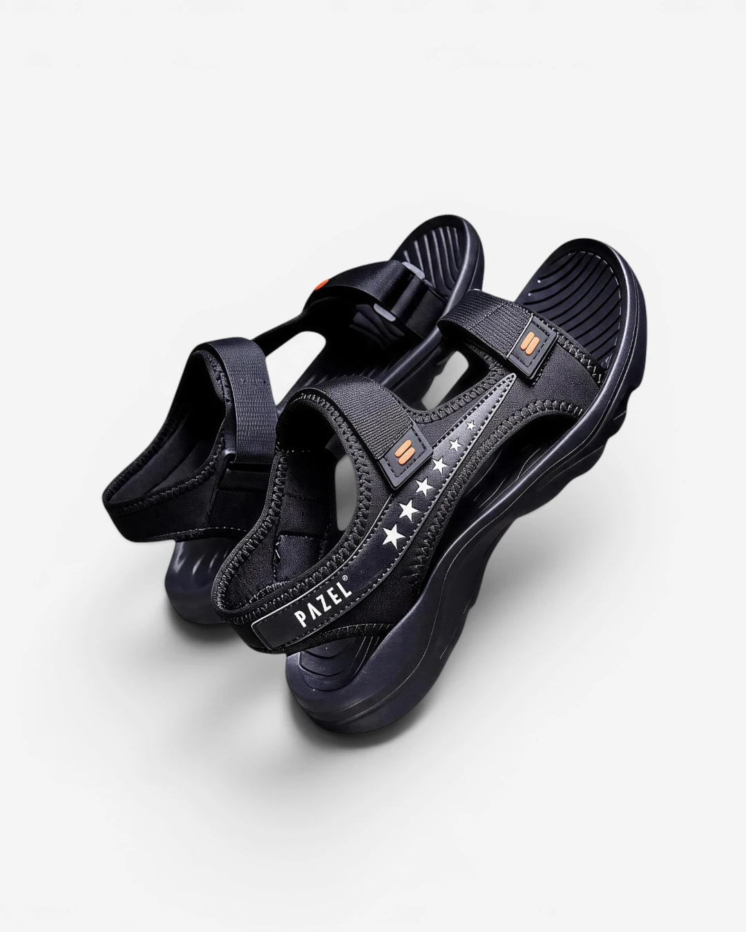 Sandal Outdoor Pazel Bintang HITAM
